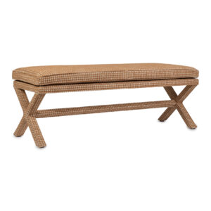 Marcel Double X Bench - Waffle Brandy