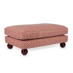 Maxim Ottoman - Faye Rust & Lilac by Cathy Nordström