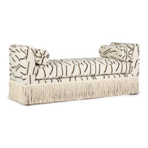 Julian Seat Bench - Casamance Bejuco - Ivory Fringe