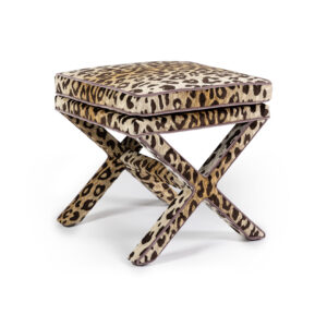 Marcel X Bench - Leo Velvet With Purple Contrast Piping